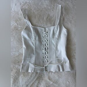 Zara striped corset top size XS